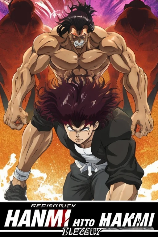 Um close-up do rosto da figura sombria, a figure that is a fusion of Gon Adult Bombado Hunter X Hunter and Allucard Hellsing, com terno vermelho e olhos vermelhos. Cabelos pretos longos, strong physique