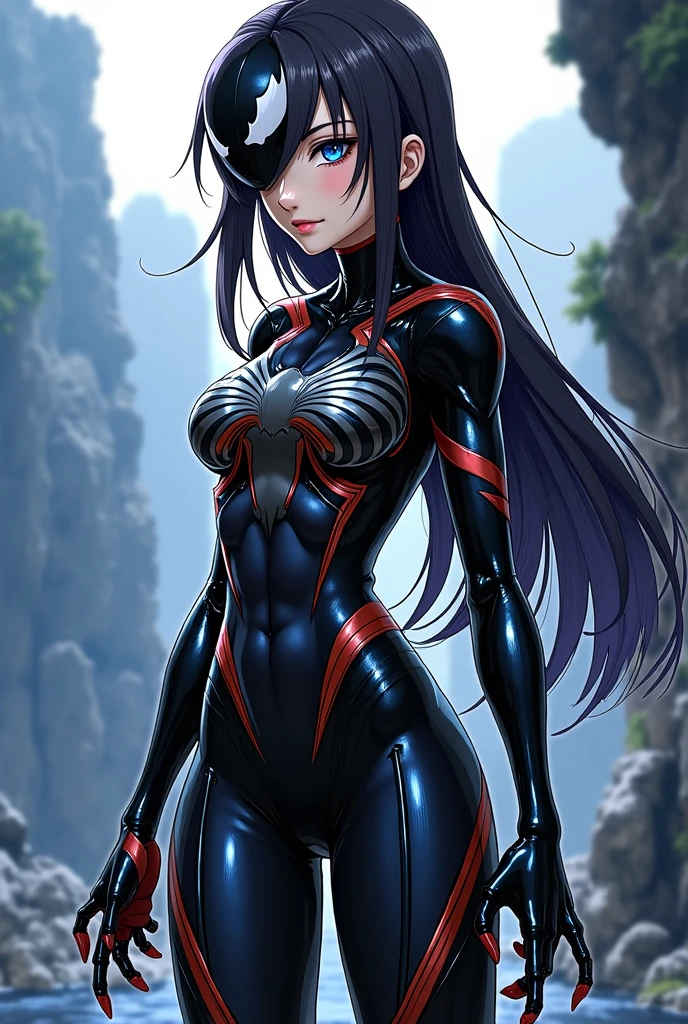 1girl, (solo:1.2), (cowboy shot:1.2), (looking at viewer:1.3),
shihouin yoruichi, dark skin, (dark-skinned female:1.2), ponytail, black leotard, leotard, thighhighs, purple hair, black hair, yellow eyes, detached sleeves, black thighhighs, black sleeves, halterneck, black clothes, bare shoulders, large breasts, curvy, athletic, toned
BREAK ishikei, soft shading, anime aesthetic, shiny skin, clean lineart, detailed eyes, highly detailed shading
BREAK intricate details, (masterpiece:1.3), (best quality:1.3), (perfect anatomy:1.4) BREAK, (beautiful white clouds:1.3), puffy clouds, white sky