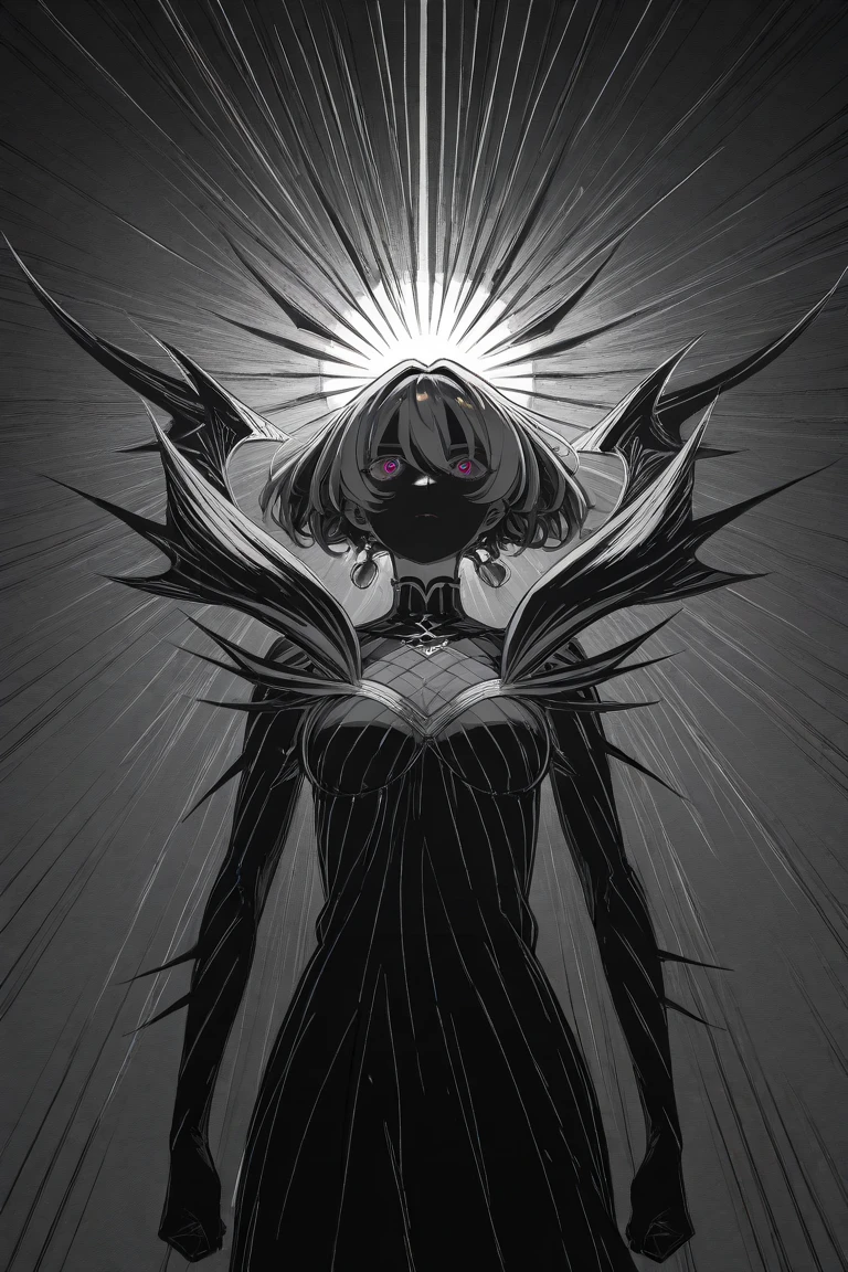 shinigami , dark vibes , 1:1 image size , 4k resolution , high contrast ,dark vibes realistic body , death note anime vibes , best quality , masterpiece , middle centriues vibes , perfect , painted by brush , after life vibes , chains , artwork