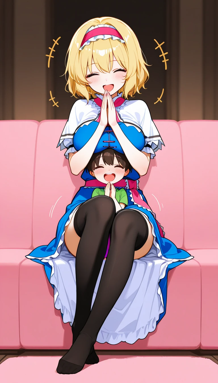 NSFW,((1man with 1woman,Having sex)),vaginal,SEX,(grabbing another’s breast),((gangbang,3boys)),Little girl lying on her back,cum shots,Semen,Sperma,bared chest,teats,Bare genitals,Revealing clothes,Uma Musume,Nishino flower,Marl,shorth hair,Red headband,Beautiful purple eyes,Purple and yellow dresses,bow ribbon,small tits,Lori,Curvaceous,Smile with open mouth,red blush,Shy face,Top image quality,hight resolution,Best Quality