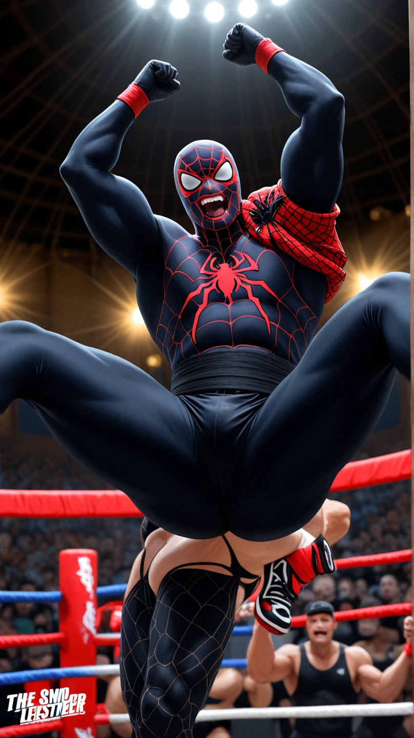 Highest quality, Highest quality, High quality illustrations, masterpiece, Ultra-high resolution, Detailed Background, 競horse場, Absurd, Perfect Anatomy, performance, Good lighting, Shadows in the movies(kemono, Furry Personifi猫ion), horse, Muscle Body, Rubber Suit, Bodysuits, Red harness, Rubber mask, big null bulge, From the side, running
