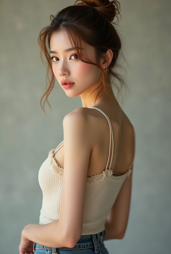 (CG unity 8k wallpaper extremely detailed) (better quality) (better lighting) (an extremely delicate and beautiful) (floating) (beautiful) (spring atmosphere) (1girl) (long pink hair), (hair headband), (detailed and beautiful blue eyes), ((very short white dress, pink lace underside), (lace), ((light transparent silk))), (cherry blossom petals), (butterflies), (dof), (volumetric light) cinematic lighting, chromatic aberration, Sony FE GM, textured skin, high details, highres, 8k