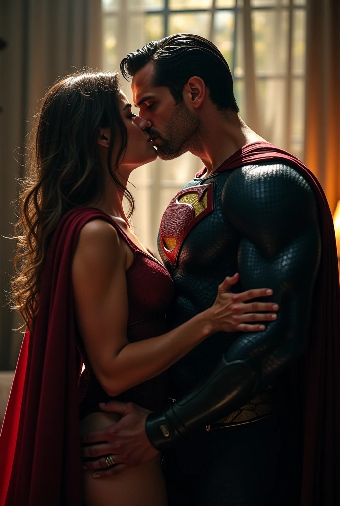 Superman beijando a megan fox