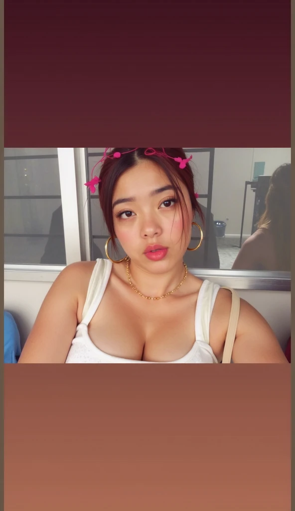 There's a woman in a pink bikini top and blue shorts, Garota sexy, Seios grandes, bunda grande, corpo oleoso, corpo molhado, Ayahausca, Latim, 18 anos, 2 2 anos, Seu peito, sexy :8, ungina real, colombiano, 1614572159, beutifull, 21 anos, 2 3 anos, gostoso