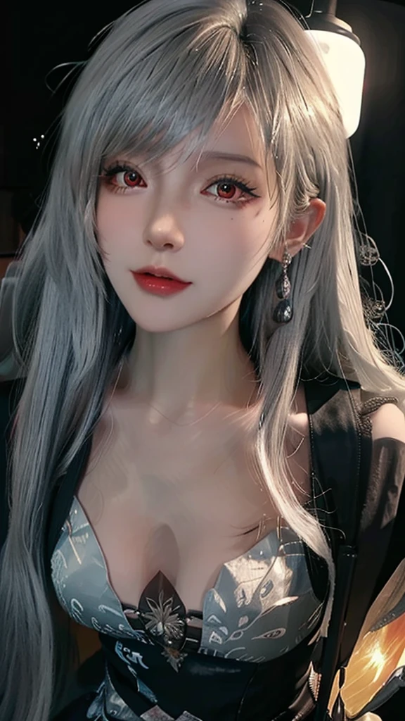 (Best quality, 8k, Masterpiece :1.3), upper bod y, Sharp focus :1.2, Beautiful woman with perfe ct figure, Highly detailed facial and skin textur e, Detailed eyes, Double eyelids, Interior view, :
erpect lighting, Glowing skin,thick lipstick lips