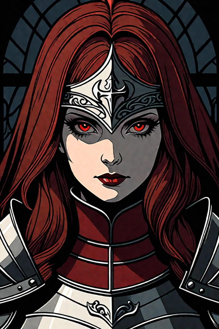 dgst artstyle, graphic illustration, comic art, graphic novel art, vibrant, extreme face close-up of a beautiful Tokelauan woman smiling, looking at viewer, crimson hair, vampiric hemomancer, scarlet robes, capelet, hood, dynamic pose, bloodthirsty, crimson sigils swirling in the air, scarlet color scheme, blood sacrifice, blood dripping, sacrificial altar, in background, glowing red energy, shadows, symmetrical composition, epic atmosphere, <lora:SDXL1.0_Essenz-series-by-AI_Characters_Style_DarkestDungeon-v1.0:0.7>, high quality, 4k, highly detailed