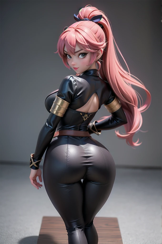 (1girl:1.3), extremely detailed,(fractal art:1.1),(colorful:1.1),highest detailed,(zentangle:1.2), (dynamic pose), (from behind:1.4), plumb ass, thick thighs, thin waist, (beautiful background:1.4), (sexy lingerie:1.2), sexy stockings with garter belts, (shiny skin), (many colors:1.4), ,(earrings:1.4)