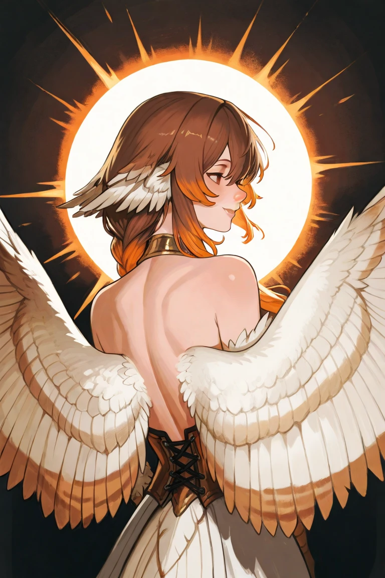 beautiful sun empress, detailed cat eye makeup, detailed face, detailed skin, mature body, tall body, seductive body, medium big breast, medium thigh, desert and pyramid backgrounds, phoenix dragon in sky, highly saturating sunbeams, holy ceremony, angelic halo, golden and orange spark dazzling around, holy magic circle, golden crown , golden magical lightning, best quality, detailed eyes, masterpiece, trending on Artstation Detailed, Realistic,4k highly detailed digital art,octane render, bioluminescent, 8K resolution concept art, realism, by Mappa studios, masterpiece, best quality, (1girl), official art, illustration, ligne claire, (cool_color), perfect composition, absurdres, fantasy, focused, (clear clothing, transparent cloth, see-through material), (((cameltoe))), (red hair, freckles, huge breasts, nearly naked, underboob), thick but fit, blend of Natalie Dormer and Zendaya, silk robes, 25 yo, natural, amazing body, pronounced feminine feature, speaking, laughing, festival, (((no panties))), thigh gap,