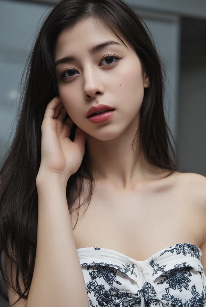 chiharu-V,{masterpiece、highest quality}、realistic、(Super realistic), (enlightenment), (High resolution), {(8K)},{16k}, , (The best enlightenmentns), , (highest quality),), (masterpiece), (wallpaper),
break, ,{{upper body close-boobs}},,,alone,{ultimate beautiful girl:white underwear:、{|thin and white teeth},(beautiful and get used to it eyes:double eyes),{{plump face}},,,{perfect teeth},{make hands of peace},{{white background}}
