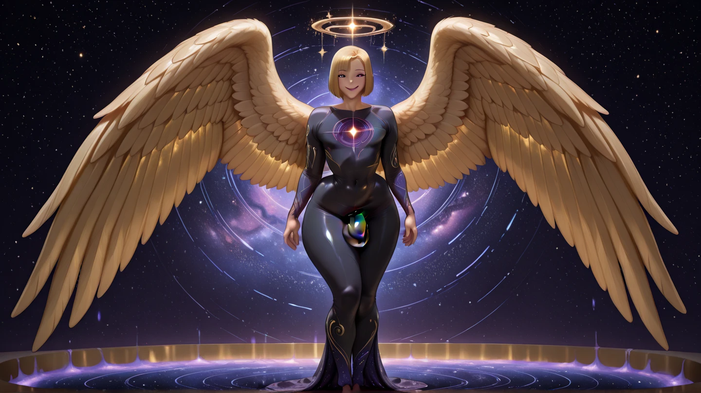 ((masterpiece)),(((best quality))),((character design sheet)), illustration,1man, environment Scene change, jumping, legs spread wide,ass up, breasts touch floor, muscular, white skin, white legs, thick legs,angel halo, scribbles and marks, fire, ((detailed face:1.1)), rough sketches, pose too, blonde and white color palette, 8k,16k, (simple background, light background: 1.3)