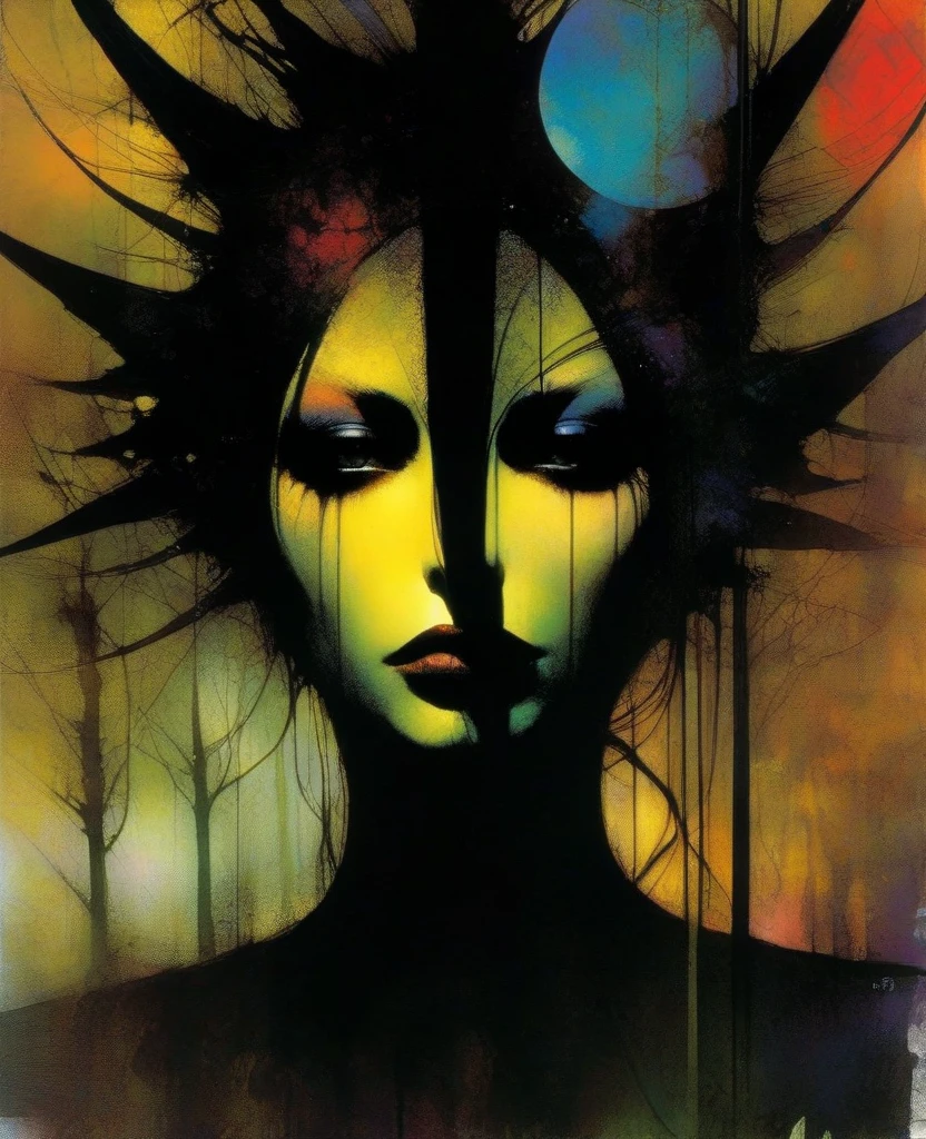World of chaos, art inspired by dave mckean