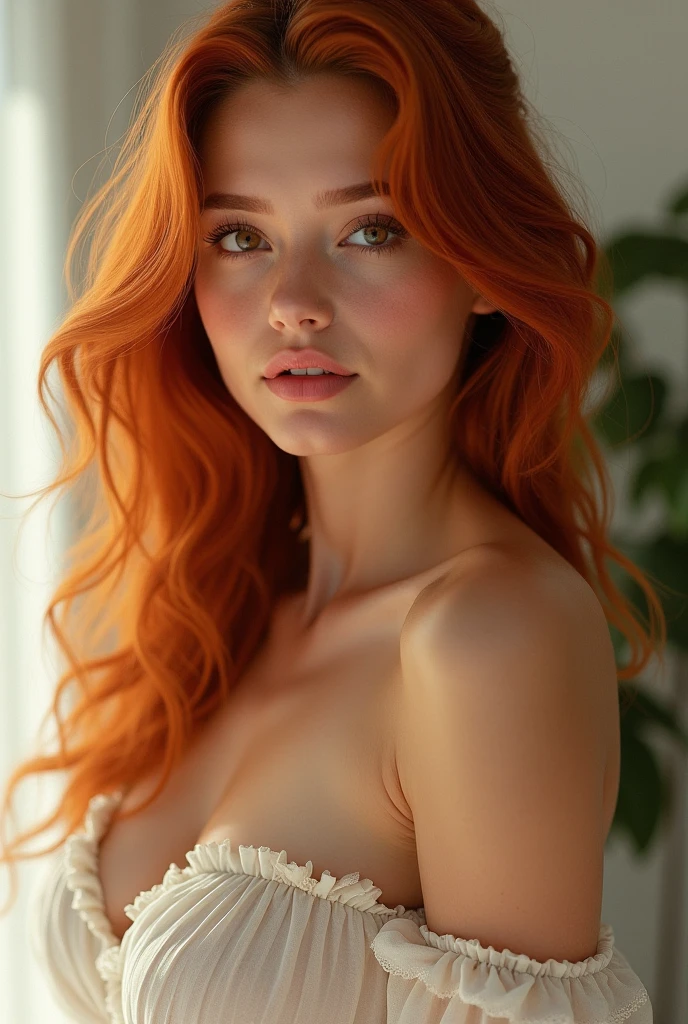 27 year old Brazilian redhead posing for Instagram profile picture