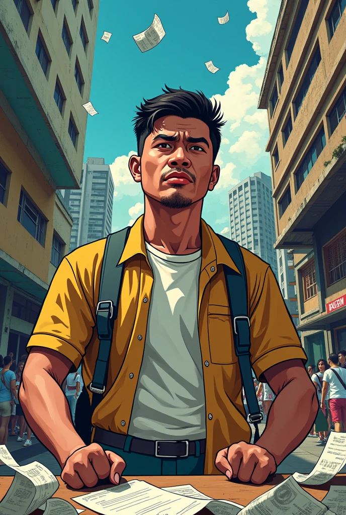 Creative poster drawing about high interest rates and rental which is ...