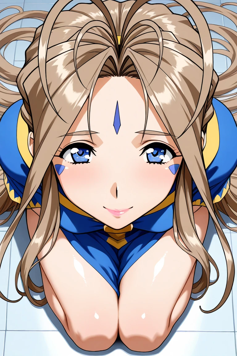 nsfw, bdsm, (masterpiece), (best quality), ((ultra detailed)), score_9, score_8_up, score_7_up, score_6_up, score_5_up, score_4_up, choker, ral-shrnkwrp, 
1girl, solo, huge breasts, open mouth, troubled smile, blush, nude, upper body, closeup face, 
BREAK, Lovebell-SDXL, Belldandy, long ponytail, blue eyes, brown hair,