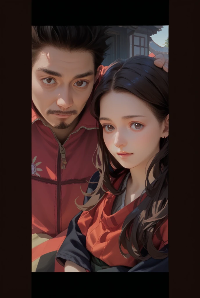 Anime , high quality image , sunset