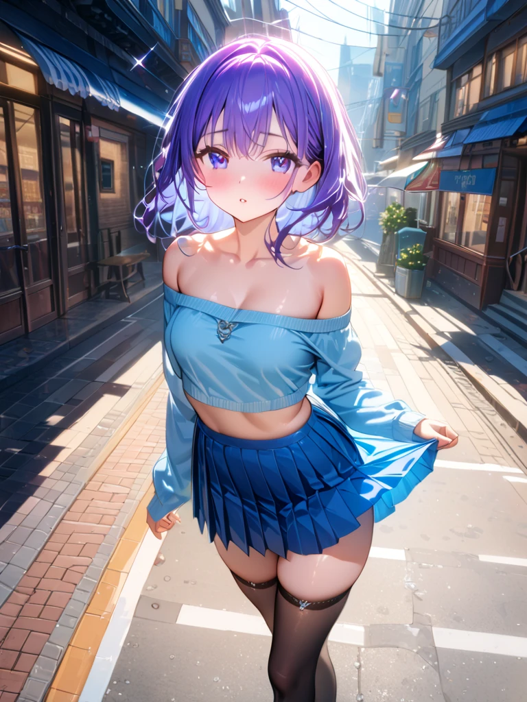 (8k, RAW Photos, Highest quality, masterpiece: 1.2), masterpiece, Super Detail,Best lighting, (Realistic and photorealistic photography: 1.4), High-resolution RAW color photos, Background Blur, blush, Depth of written boundary,1 young cute boy, Hair between the eyes,short hair,Black blue Hair,Highly detailed mouth,short,young,flat chest,(Oily skin:1.5,Glowing Skin),glitter skin,whole body, (standing),Shame,((embarrassed:1.3,brush,surprised:1.3)),(afraid:1.1),(at midnight park:1.5),whole body,(White high neck fur jacket, animal collar, blue frill camisole, black pink burberry check mini skirt), tug skirt by both hands,lift skirt,show border Panties,((constricted pupils:1.3,tears drop:1.3)),(masturbation:1.1),ahegao,(black knee socks),(fake smile:1.1)