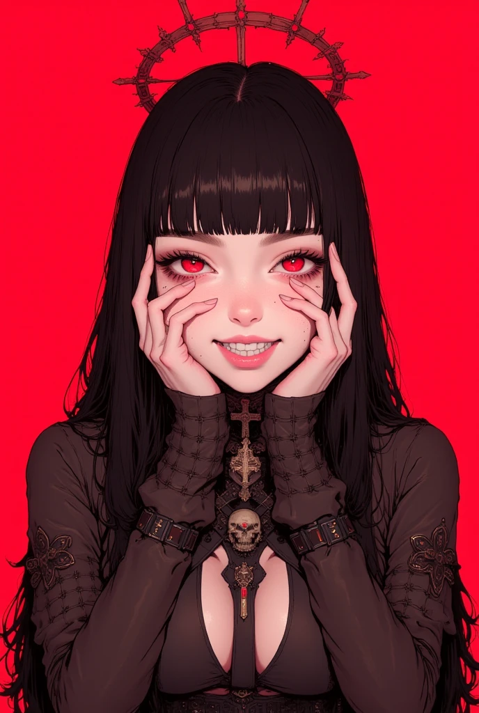 Fille qui peint une toile. In the style of Adrian Ghenie, Esao Andrews, Jenny Saville, Edward Hopper, surrealism, Dark Art par James Jean, Takato Yamamoto, Minimalisme inkpunk. Dans le style Tim Burton. Dans le style Addams Family. Gothic. Dans le style de Guweiz. Dans le style de Shadbase. Dans le style de Shadman.