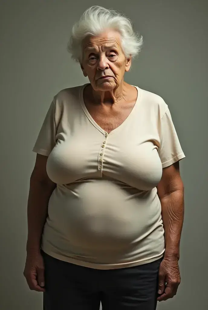 fully naked chubby russian elder woman