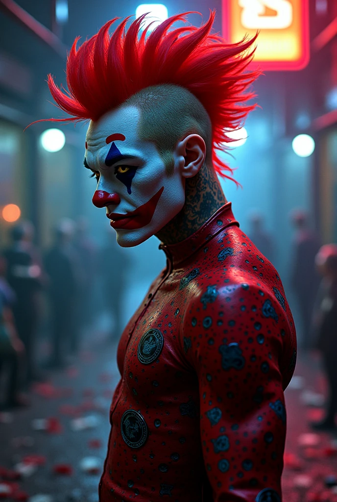 Hello, Understand, Would you help me draw a punk clown??