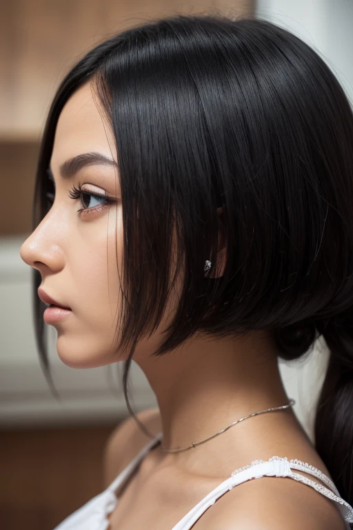 black hair, Surrealism, 8k, super detail  