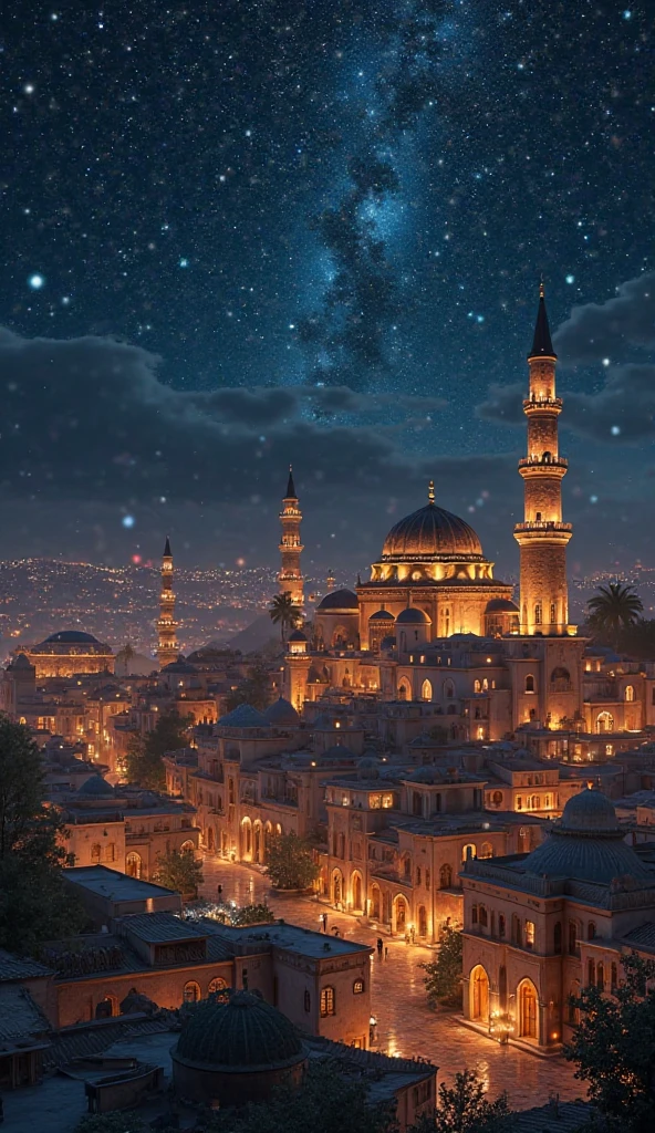 Masjid
Heaven,falling stars epic in the skys,ultra-detailed,realistic:1.37,detailed background,modern architecture,dense,serene atmosphere,sunrise lighting,bloom colors,mosque,indonesia culture,religious significance, calm and peaceful,impressive size and scale,gorgeous blue sky,awe-inspiring beauty,quiet and tranquil,ethereal ambiance,serenity and spirituality