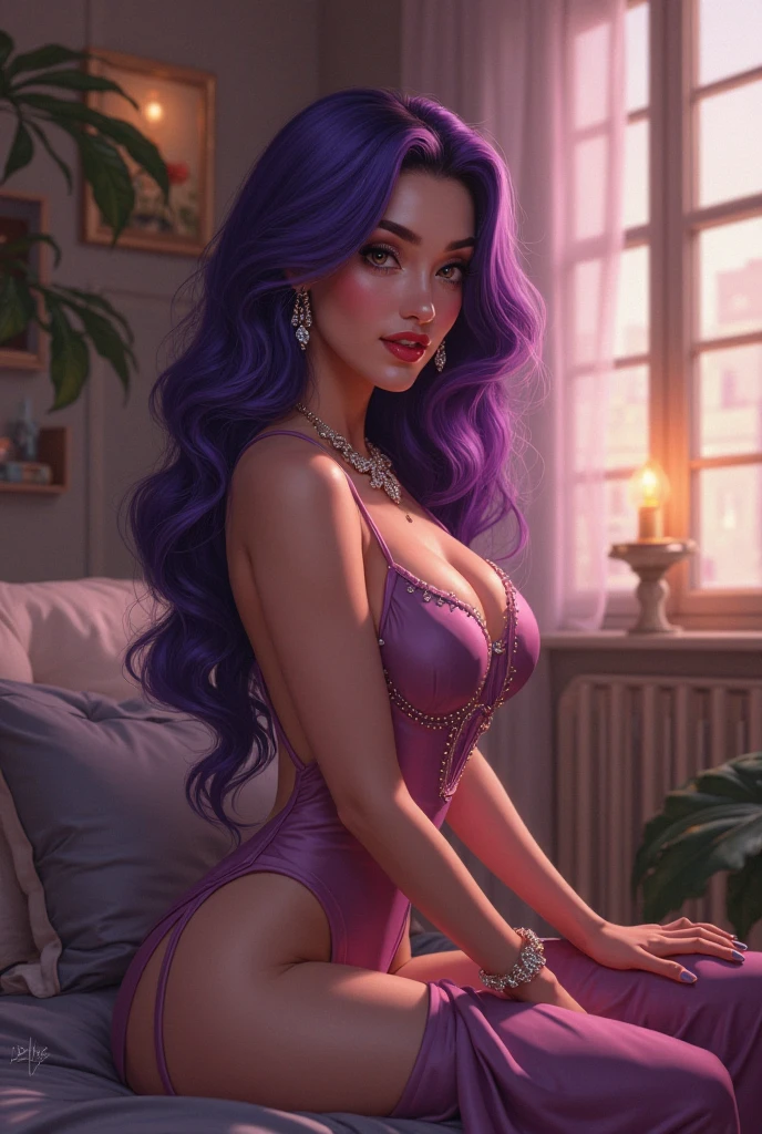 Cici from Mobile Legends massaging a penis with her feet