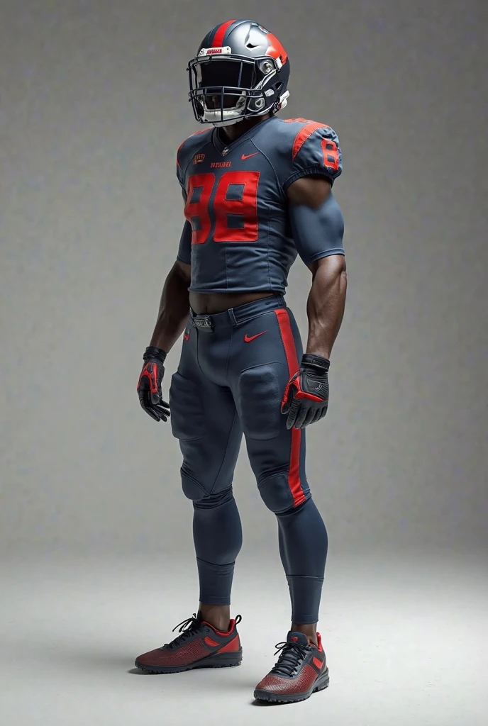 American Football Uniform mockups with logo named as Garidiron Wear Skt as i have to post on instagram buissness account in 3d view