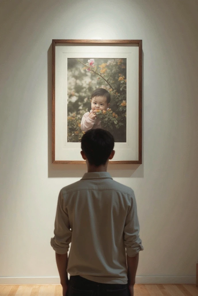 There is a little girl holding a pink umbrella on the sidewalk, Inspired by Zhang Xiaogang, inspired by Jiao Bingzhen, Inspired by Yoshitomo Nara, Bring flowers, inspired by Yanjun Cheng, yanjun chengt, Inspired by Zheng Xiaorong, , Inspired by Pan Yuliang, Inspired by Shin Yoon-bok