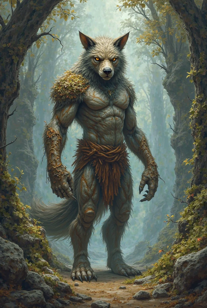 A human wolf