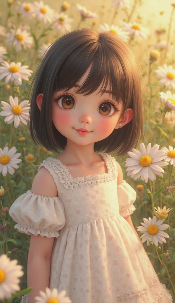((6year old girl:1.5)), 1 girl, loli, petite girl, complete anatomy, whole body, children's body, child, super cute, girl, little girl, beautiful girl, beautiful shining body, bangs,brown hair,high eyes,(aquamarine eyess), drooping eyes, petite,tall eyes, beautiful girl with fine details, Beautiful and delicate eyes, detailed face, Beautiful eyes, beautiful shining body, Smiles, happiness,
Whole body angle, Alps, Shepherd's daughter, mountain girl, outdoor, alpine meadow,
natural light,((realism: 1.2)), dynamic far view shot,cinematic lighting, perfect composition, by sumic.mic, ultra detailed, official art, masterpiece, (best quality:1.3), reflections, extremely detailed cg unity 8k wallpaper, detailed background, masterpiece, best quality, (masterpiece), (best quality:1.4), (ultra highres:1.2), (hyperrealistic:1.4), (photorealistic:1.2), best quality, high quality, highres, detail enhancement,