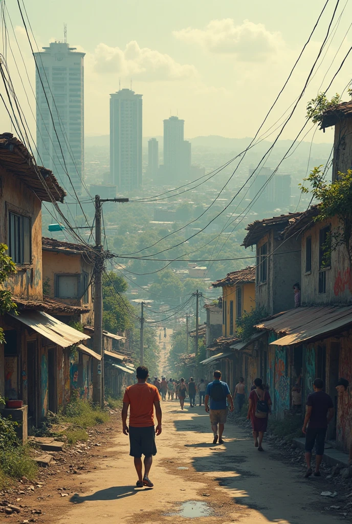 Raising Brad Pitt, working in the favela of Rio de Janeiro as a worker.