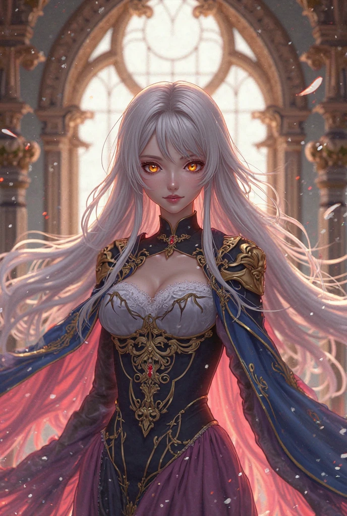 old woman, 1girl, long white hair, small breasts, purple eyes!!!, fair skin, blank face, sexy tight black combat outfit, no helmet, night, medieval japanese town, very sexy body, detailed face, beautiful detailed eyes, beautiful detailed lips, extremely detailed eyes and face, long eyelashes, detailed clothing, intricate details, highly detailed, photo realistic, 8k, best quality, masterpiece, cinematic lighting, dramatic lighting, vibrant colors, fantasy, digital art, concept art