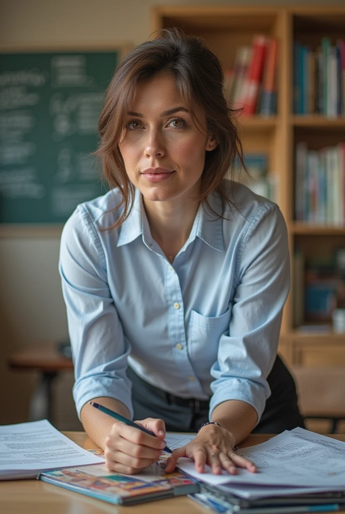 character study business dressed teacher named LaGermania