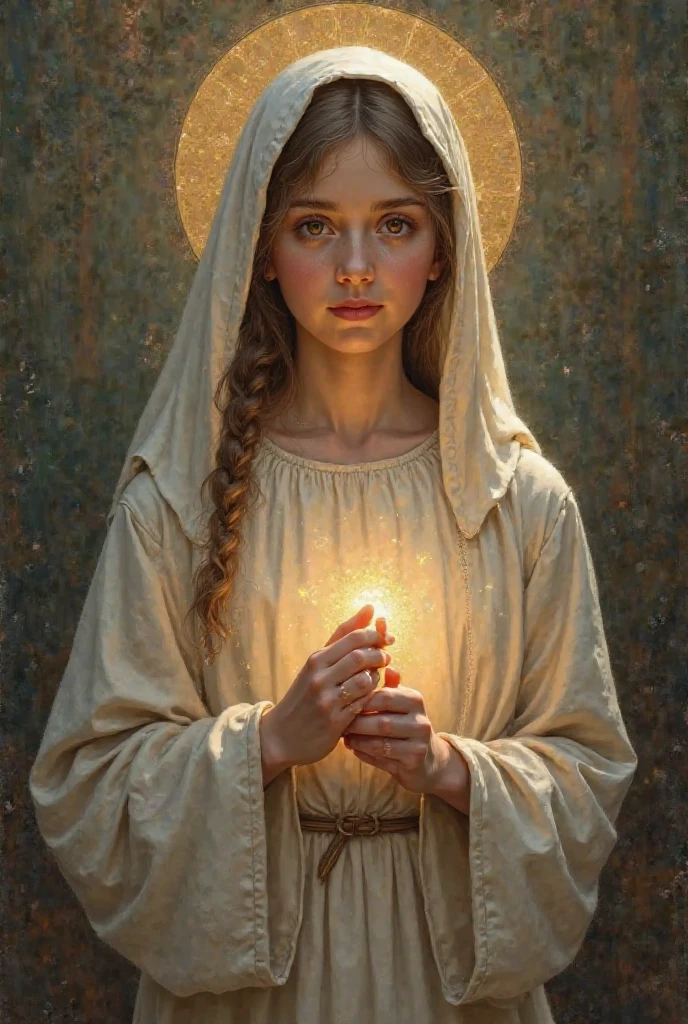A girl who loves God and is looking for people who also have the same thoughts., a basic drawing