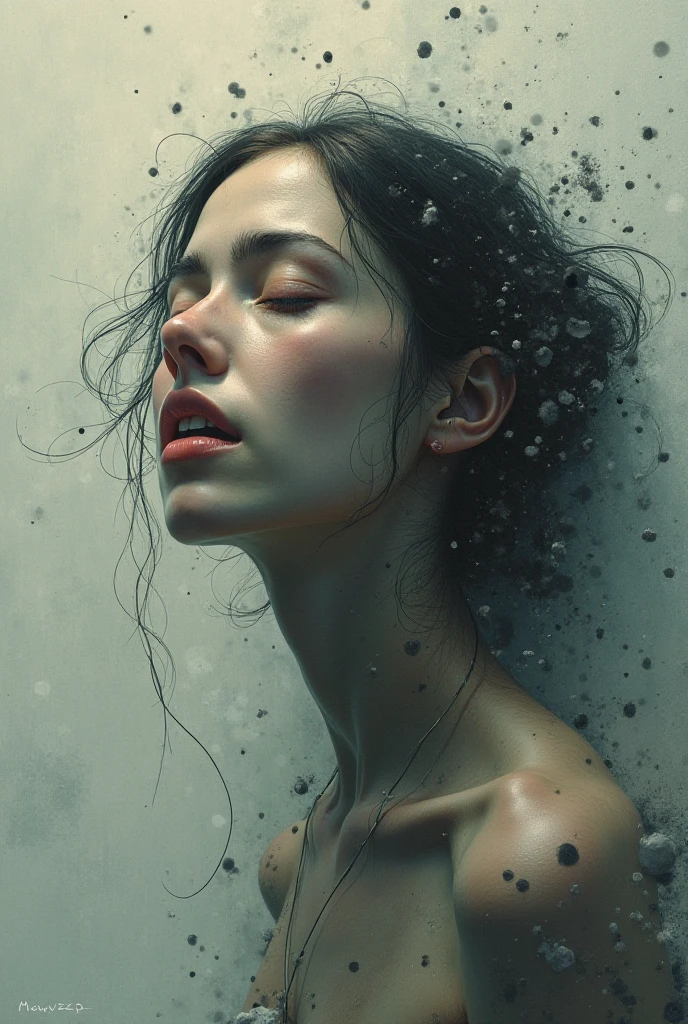 Create an illustration for eating disorders 