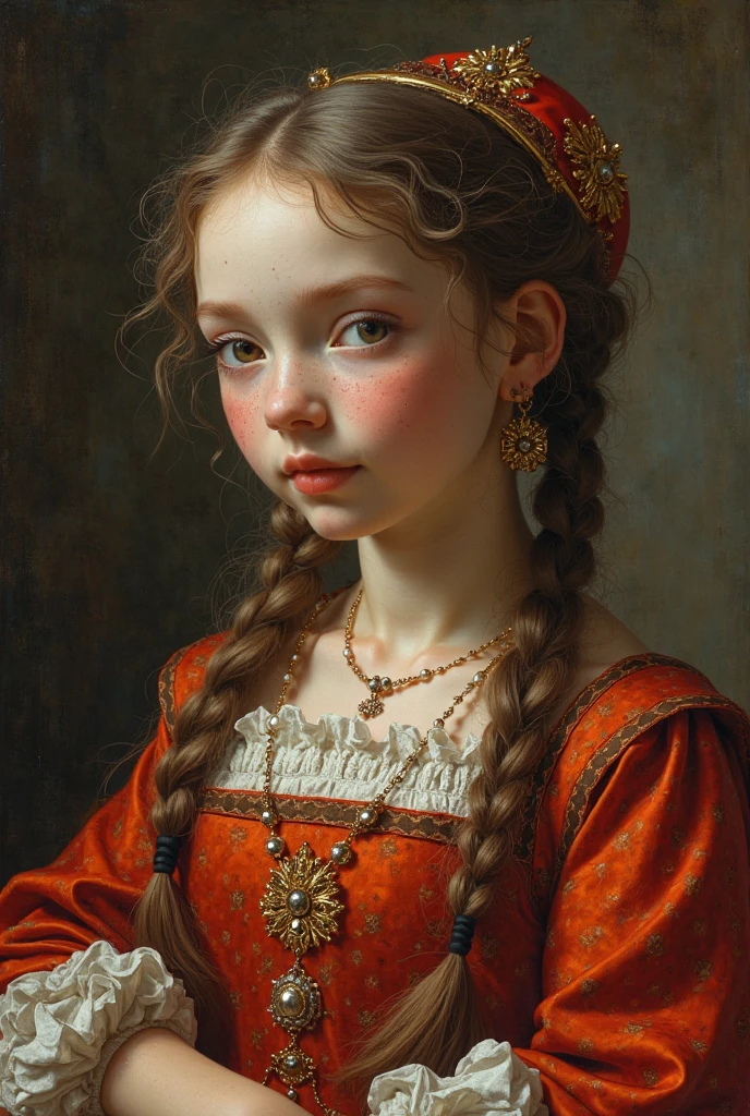 Girl with cup of "Moёt", correct details, 17th century, ((nicolaes maes detailing)), ((best quality)), ((masterpiece)), ((realistic)), (extreme detailing), ((nicolaes maes style))