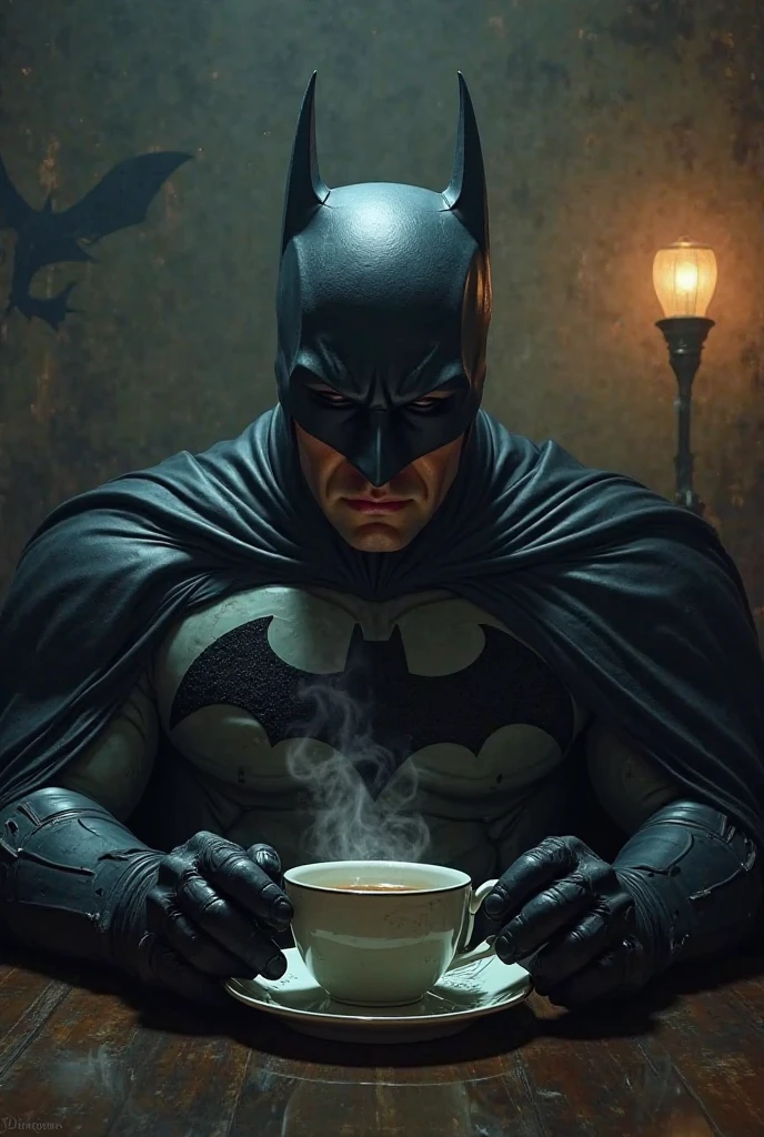 The character of batman, sucking mate
