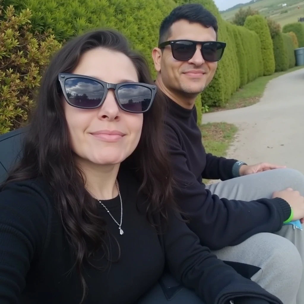 Araffes Homem e mulher tirando uma selfie na frente de uma girafa, vacation photo, nas nuvens, imagem de perfil, nas nuvens, nas nuvens, Postagem no Reddit, Fotografia tirada em 2 0 2 0, em uma montanha, nas montanhas, imagem do avatar, Fotografia selfie 8k, Foto POV, mistborn!!!, Acima das nuvens, nuvens em segundo plano