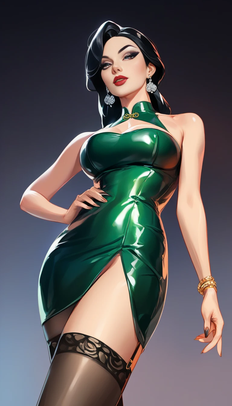 (masterpiece, best quality), intricate details, 1girl, Cammy White from Street Fighter (standing full body toe to head by wooden pole:1.2) iron collar, arms behind back, iron cuffs, shackles, bound, bondage outfit, harness, o-ring, bondage outfit blindfolded cover eyes, happy red cheeks, chain leash collar choker neck bell shackles wristbands bracers bracelets, cleave gag, leather bunny mask