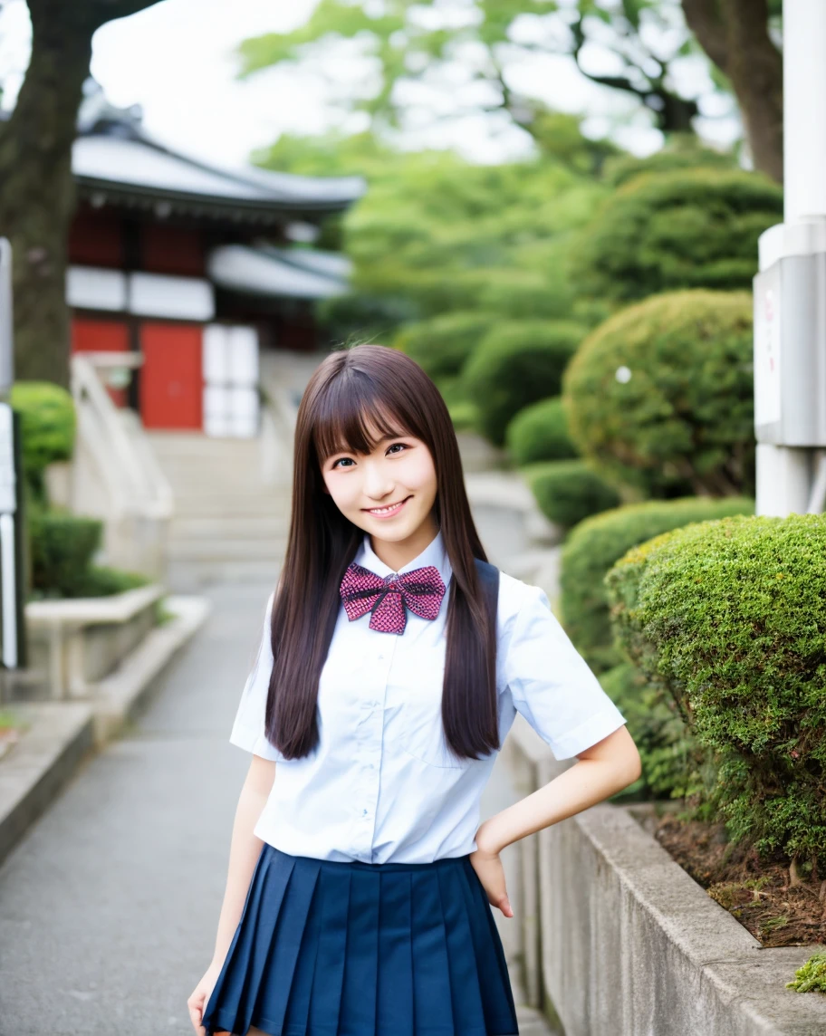 Japanese student girl