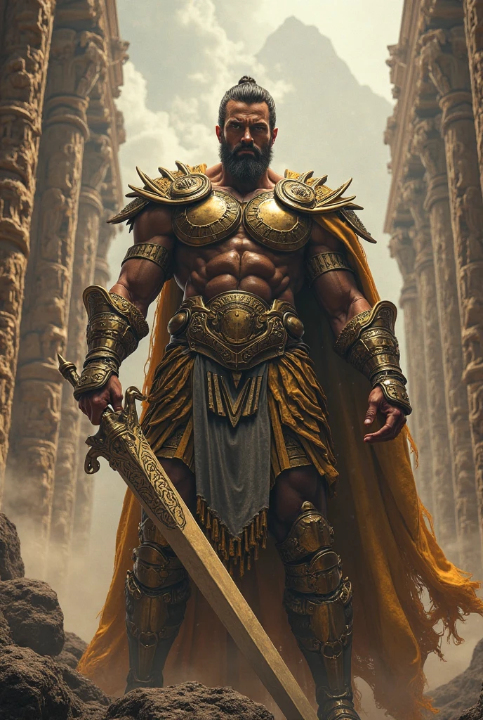 Yogi adityanath as god of war kratos