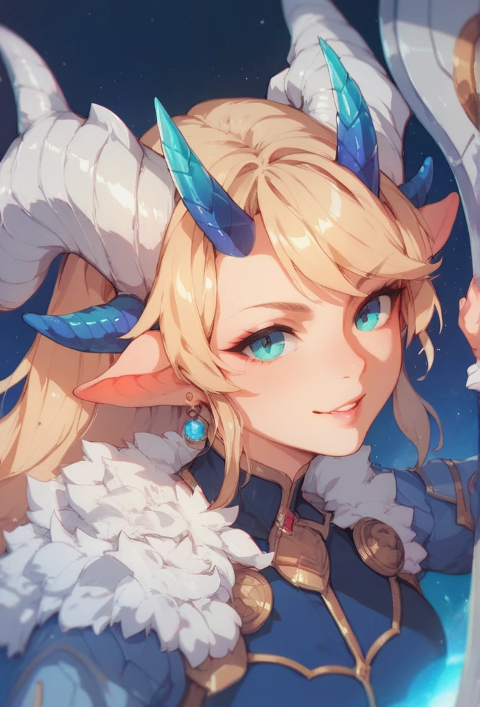 Best quality, Ultra detailed, best quality, insanely detailed, beautiful, masterpiece, 8k,
break
Colorful background, refraction Glowing white lines ,Crossing Light,light particles
break
1lady, (lady sheep-kin:1.5) , sheep horn, blonde hair, long hair, single braid ,(forehead:1.5), blue eyes, sheep costume, black whip, white hat, sheep fur hat,
Break
upper body, tareme, serious, (stare at viewer:1.5), (embarrassed,blush:1.3),(ecstasy:1.3) ,(slut:1.2),(vulgarity:1.3),