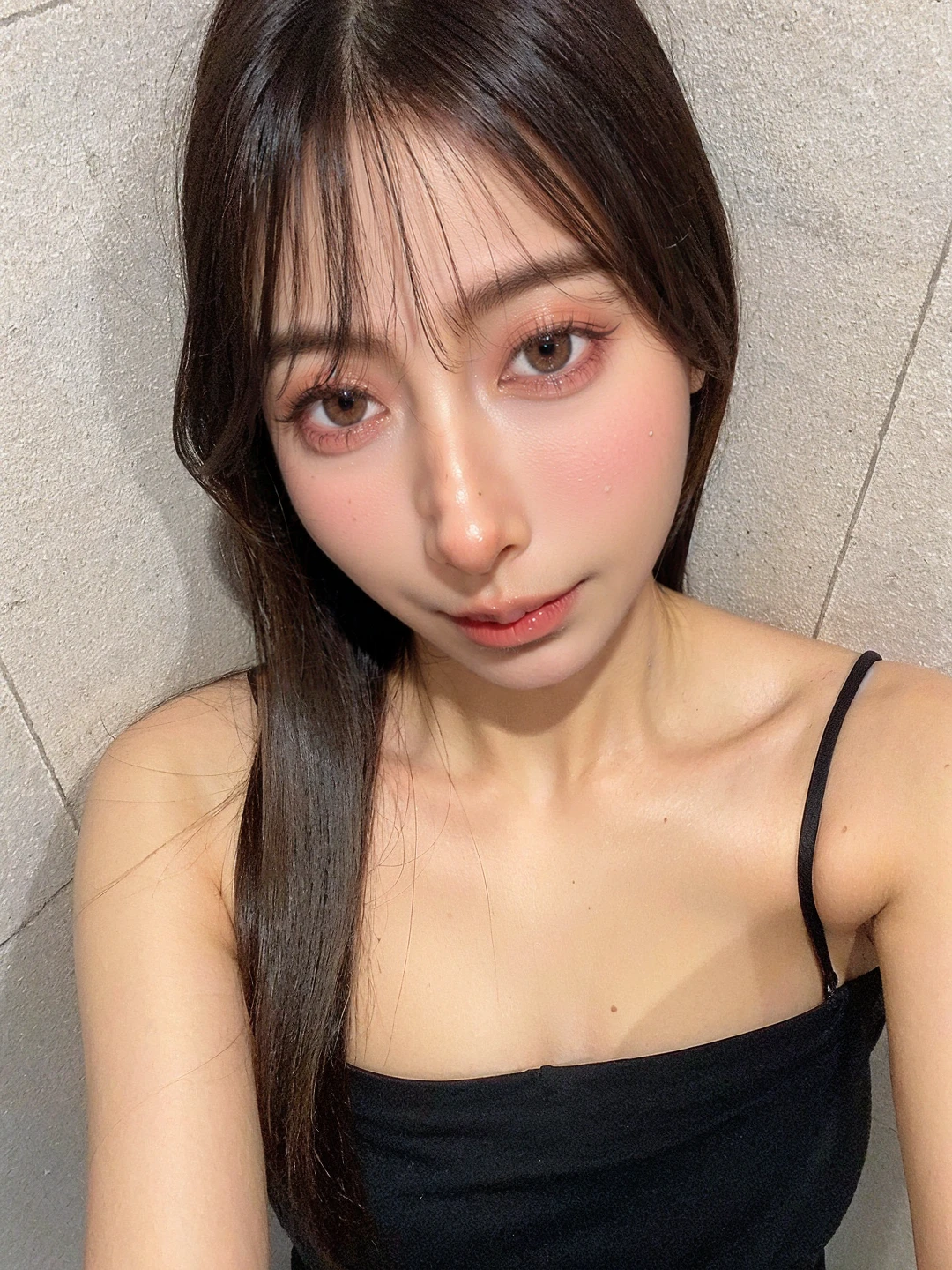 nsfw, (wearing Bra top, panties:1.4), Break,(flat chest:1.5),(Bra top:red:1.5), (selfie shot:2),Break, (from above:1.5), Top quality, 1 beautiful Japanese woman, teen,high school student,(18 years old),bob cut,, (pink hair:1.3), Ultra-realistic capture, Highly detailed, High resolution 16k close-up of human skin. Skin texture must be natural, With such detail that pores can be finely identified. Skin should look healthy, In a uniform tone. Use natural light and color,

