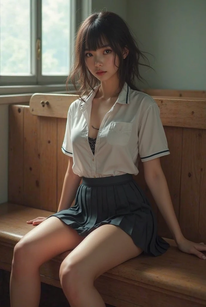 Highest quality,Realistic,masterpiece,detailed,High resolution,Cute , (masterpiece, best quality, dynamic angle), full body shot, (nsfw:1.4), (in Greg Hildebrandt style:1.4), (masterpiece:1.2), (Top quality, masterpiece, super high resolution, (photorealistic:1.4), raw photo, depth of field, professional lighting, perfect anatomy, very detailed), score_9, score_8_up, score_7_up, score_6_up, score_9,score_8_up,score_7_up, girl, sitting, living room couch, sitting on couch, voyeur. reading, loose tshirt, nip slip, small perky breasts, flat chest, puffy nipples, downblouse, skirt, panties on ground, pussy peek, pussy, clitoris, brunette, Cuteness overload, cutest girl in the world, ponytail, cute cheeks, (clitoral hood), freckles, freckled girl, small ass, small hands, short legs, cameltoe, young face, kinky, adorable, , round face, skinny, dripping vagina, cum string, fingering, masturbating, high socks, voyeur, watching through crack in door, living room couch, light through window,