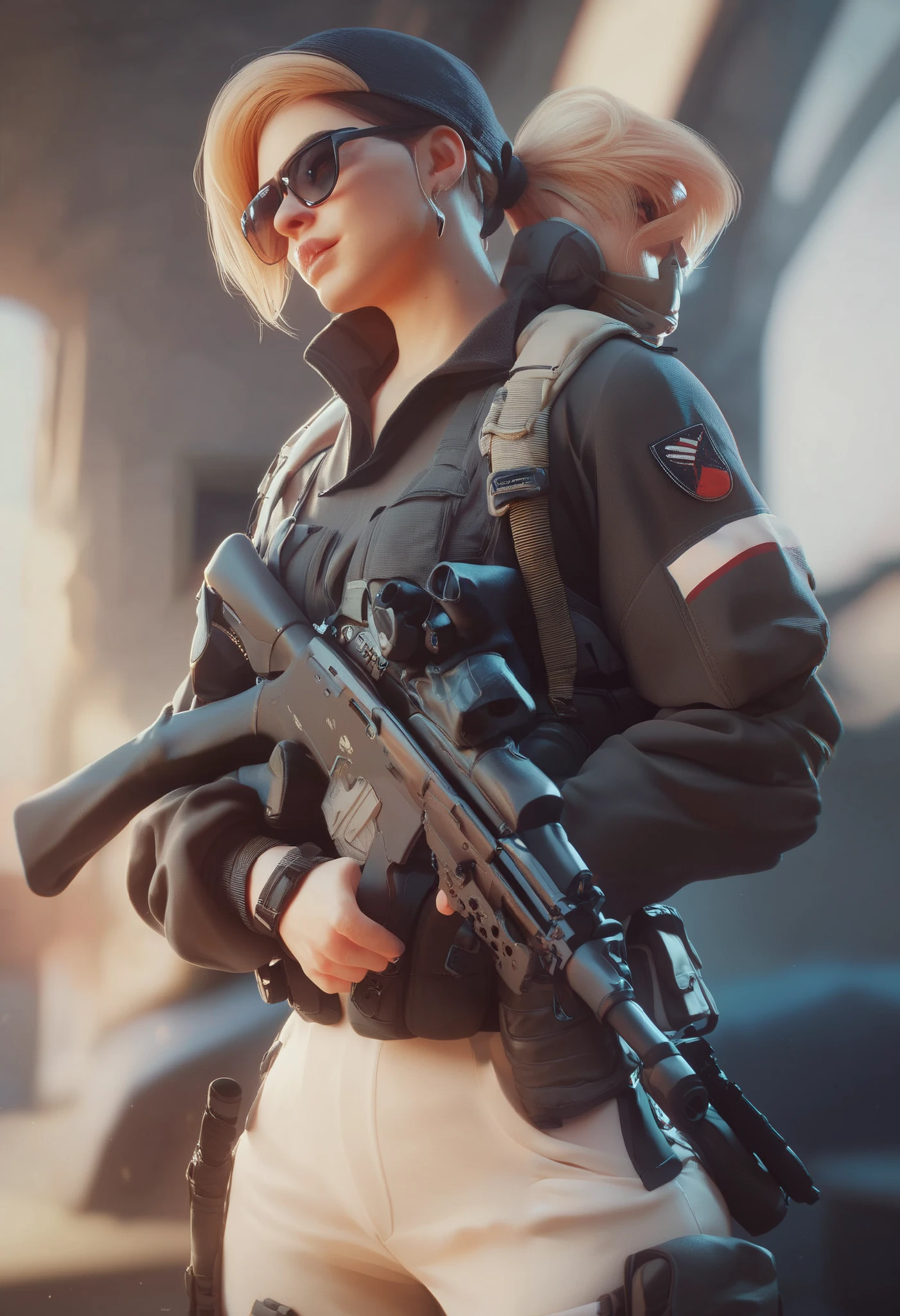 Black Tactical force pony