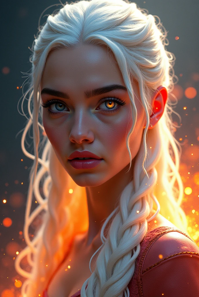 1 woman, inside an open field surrounded by fire, next to her is a huge white wolf with fire, the fire surrounds the woman and the wolf, she is naked with long blonde hair covering her nudity, detailed facial features, female blue eyes, , detailed fair skin, long blonde hair, dramatic lighting, cinematic composition, dark palette, dark colors, atmospheric haze, thin chin, thin face, thin body, soft face, thin and beautiful woman, adult woman, ultra realistic, adult woman (best quality, 4K, 8K, high resolution, art: 1.2), ultra detailed (realistic, photorealistic, photorealistic: 1.37)