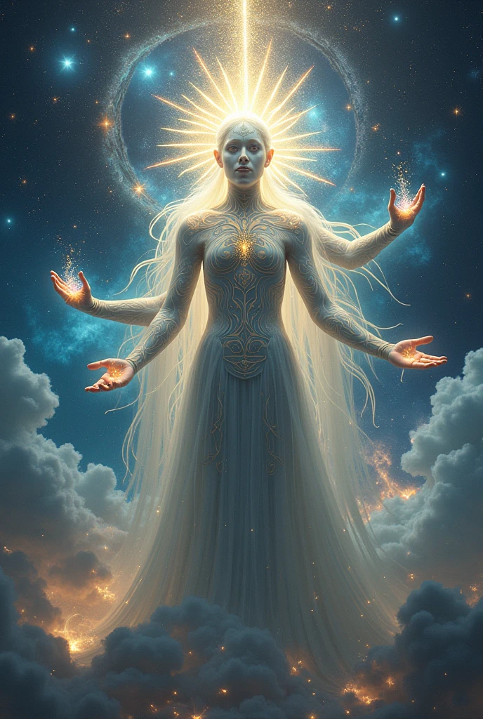 IMAGE OF POWER, SPIRITUALIZED person, WHO IS PART OF THE WHOLE, OF THE UNIVERSE. REALISTIC CINEMATOGRAPHIC IMAGE OF POWER, SPIRITUALIZED person, WHO IS PART OF THE WHOLE, OF THE UNIVERSE. REALISTIC CINEMATOGRAPHIC IMAGE in 3D in 3D