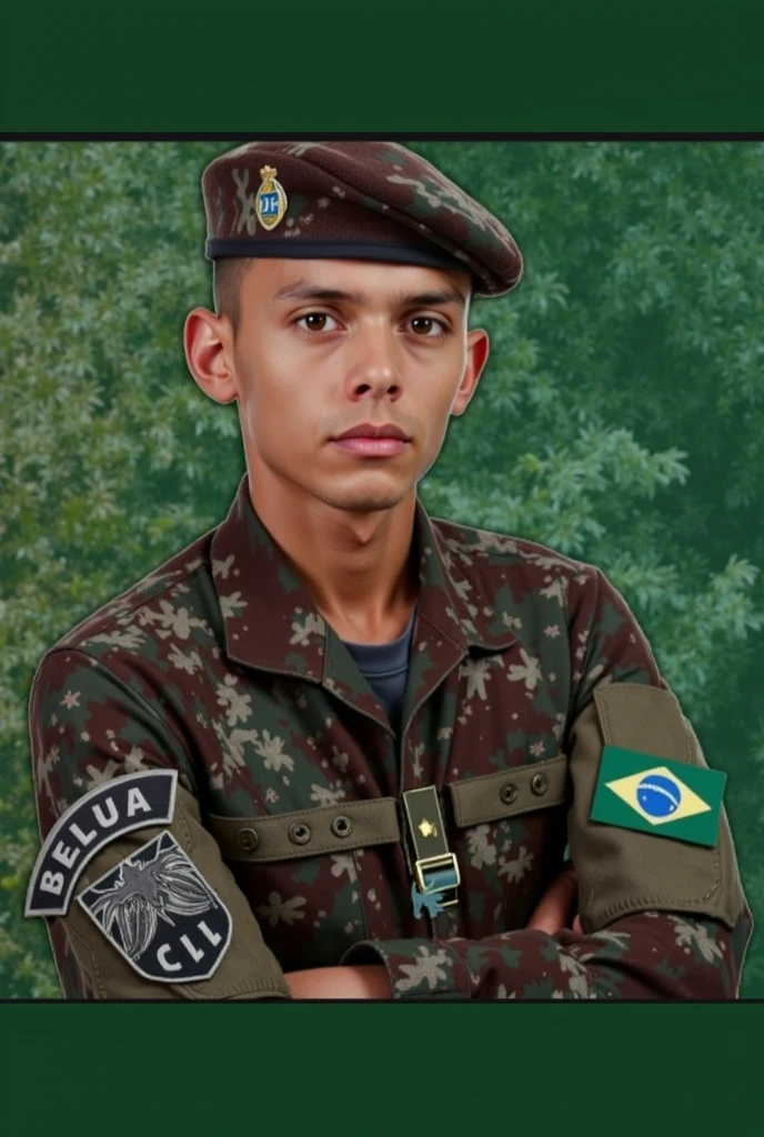 arafed soldier in uniform standing in front of a building, icaro carvalho, edu souza, carmelo blandino, david rios ferreira, joseph moncada, caio santos, Henry Alvim Correa, salustiano garcia cruz, edon guraziu, frontal picture, andrea rocha, saâdane afif