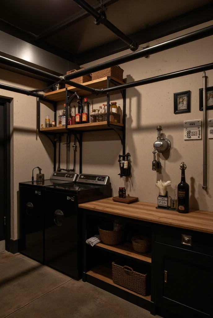 "obra maestra, artefacto destilador de licor de luna steampunk, taberna clandestina,