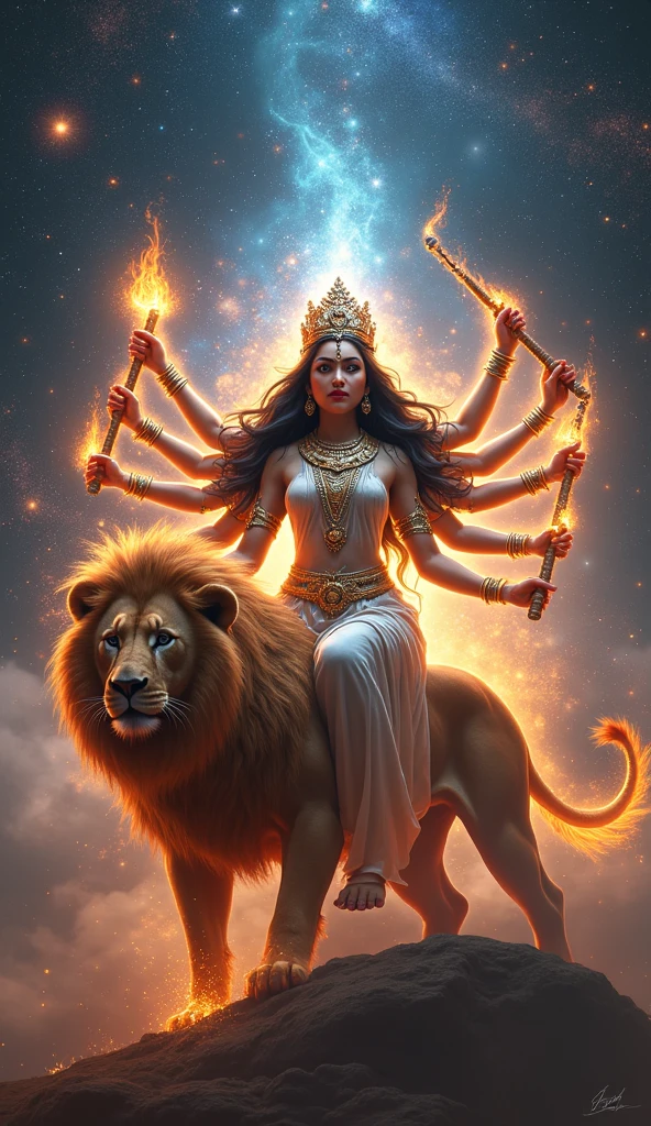 Goddess Durga, the destroyer of suffering